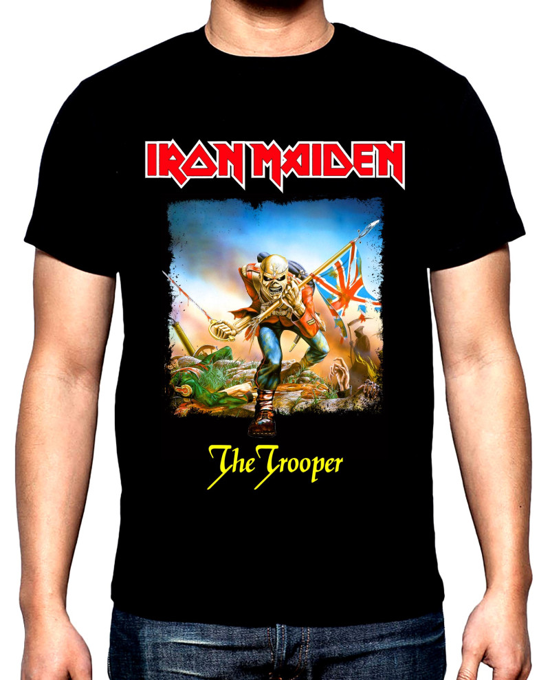 Тениски Iron Maiden, Айрън Мейдън, The trooper, мъжка тениска, 100% памук, S до 5XL